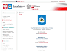 Tablet Screenshot of bip.radzymin.pl